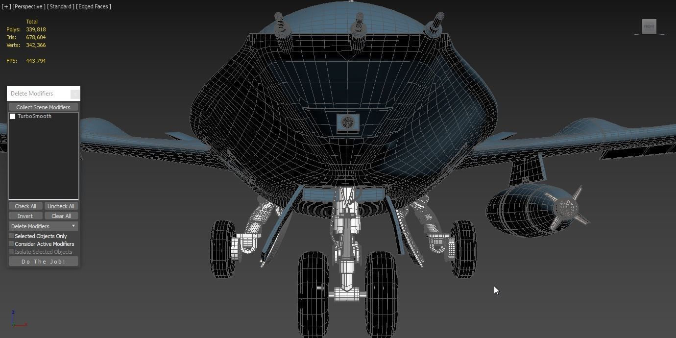 Boeing MQ25 Stingray Aerial Refueling Drone US 2 3D model_8