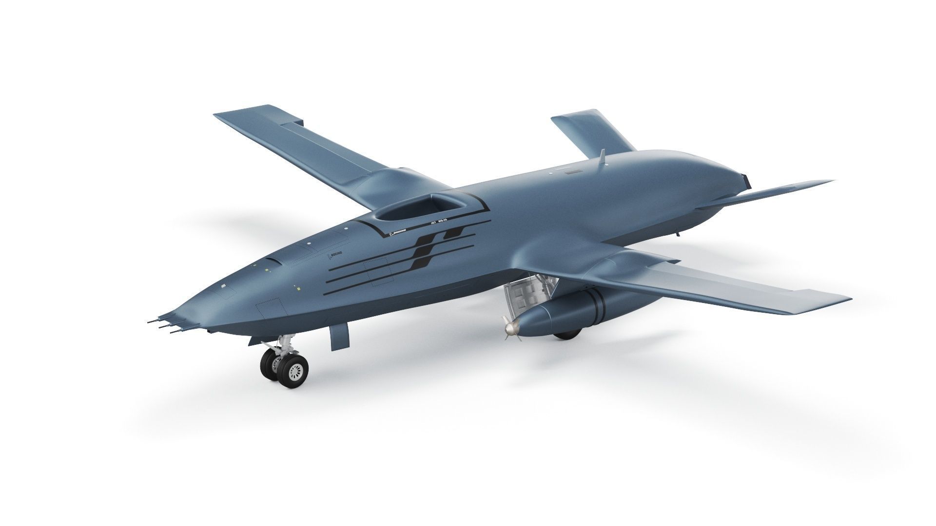 Boeing MQ25 Stingray Aerial Refueling Drone US 2 3D model_32