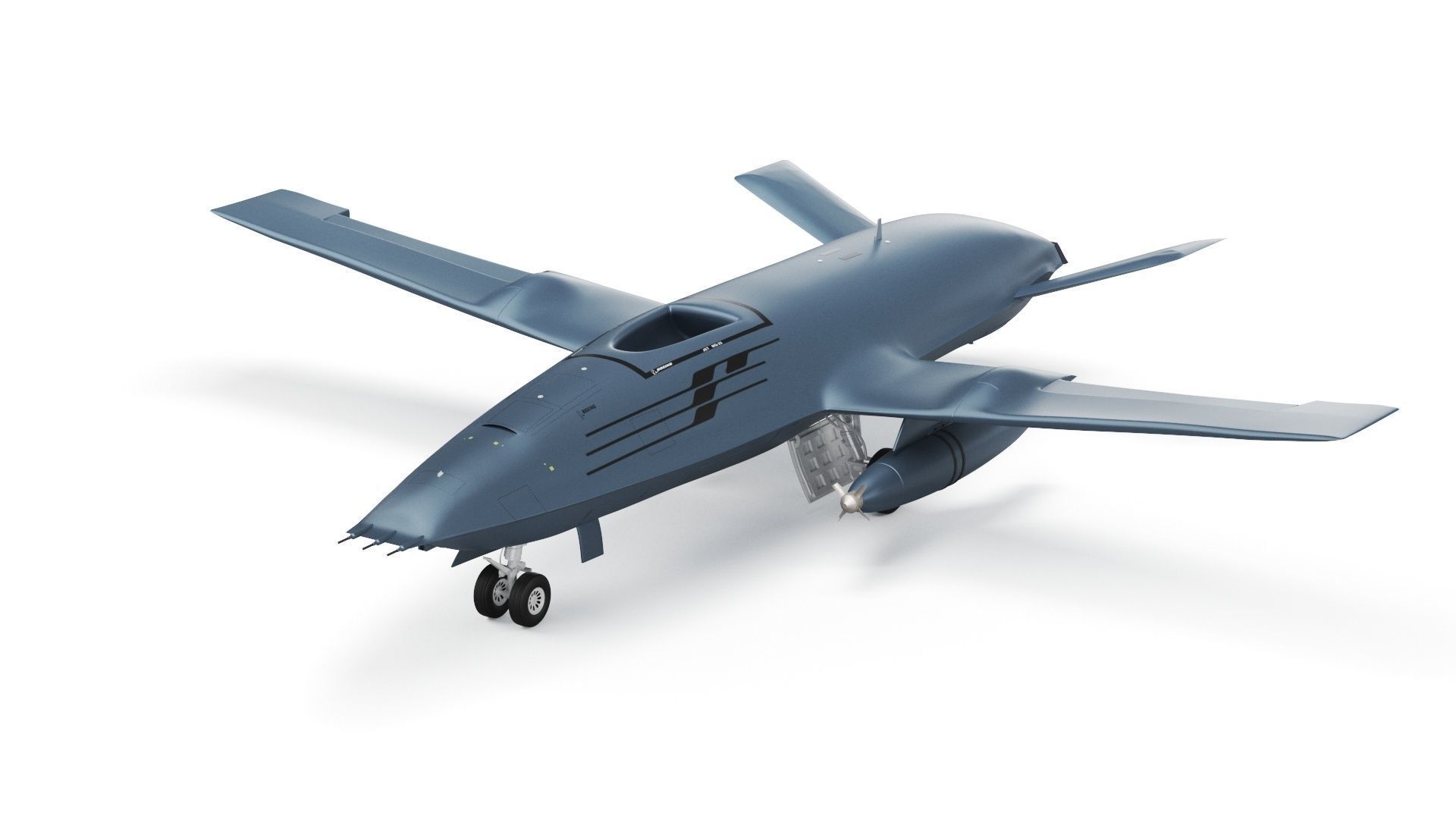 Boeing MQ25 Stingray Aerial Refueling Drone US 2 3D model_33