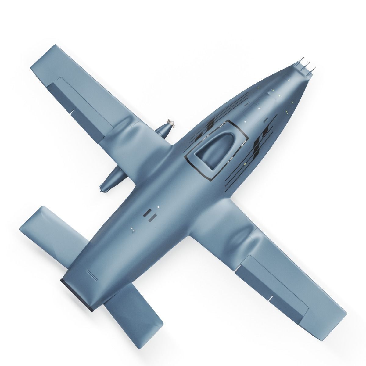 Boeing MQ25 Stingray Aerial Refueling Drone US 2 3D model_36