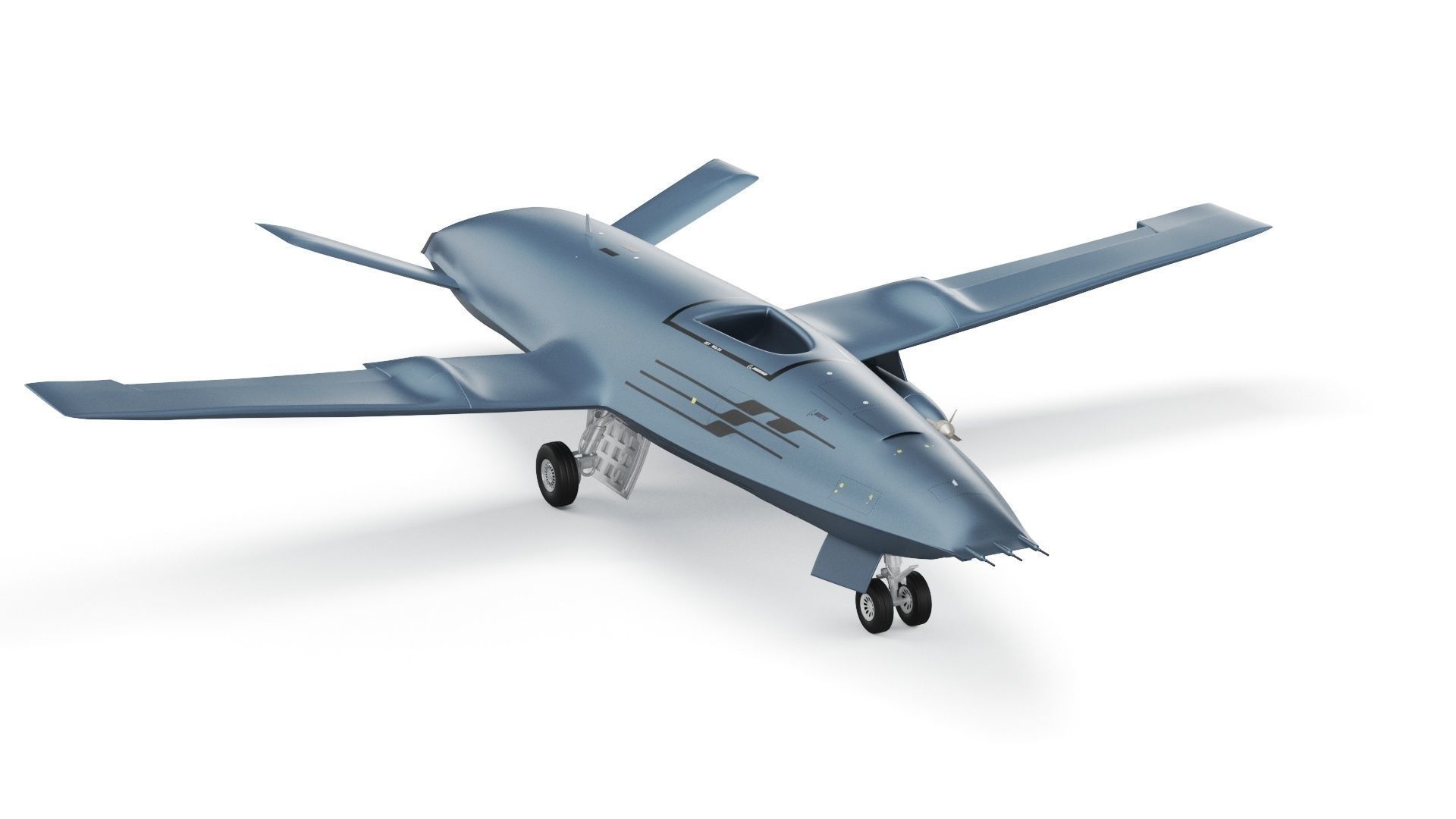 Boeing MQ25 Stingray Aerial Refueling Drone US 2 3D model_21