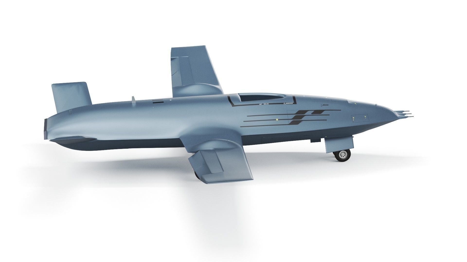 Boeing MQ25 Stingray Aerial Refueling Drone US 2 3D model_24