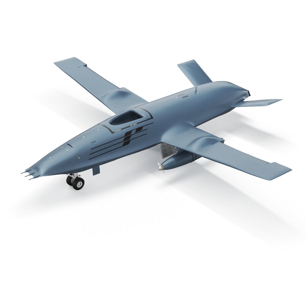 Boeing MQ25 Stingray Aerial Refueling Drone US 2 3D model_38