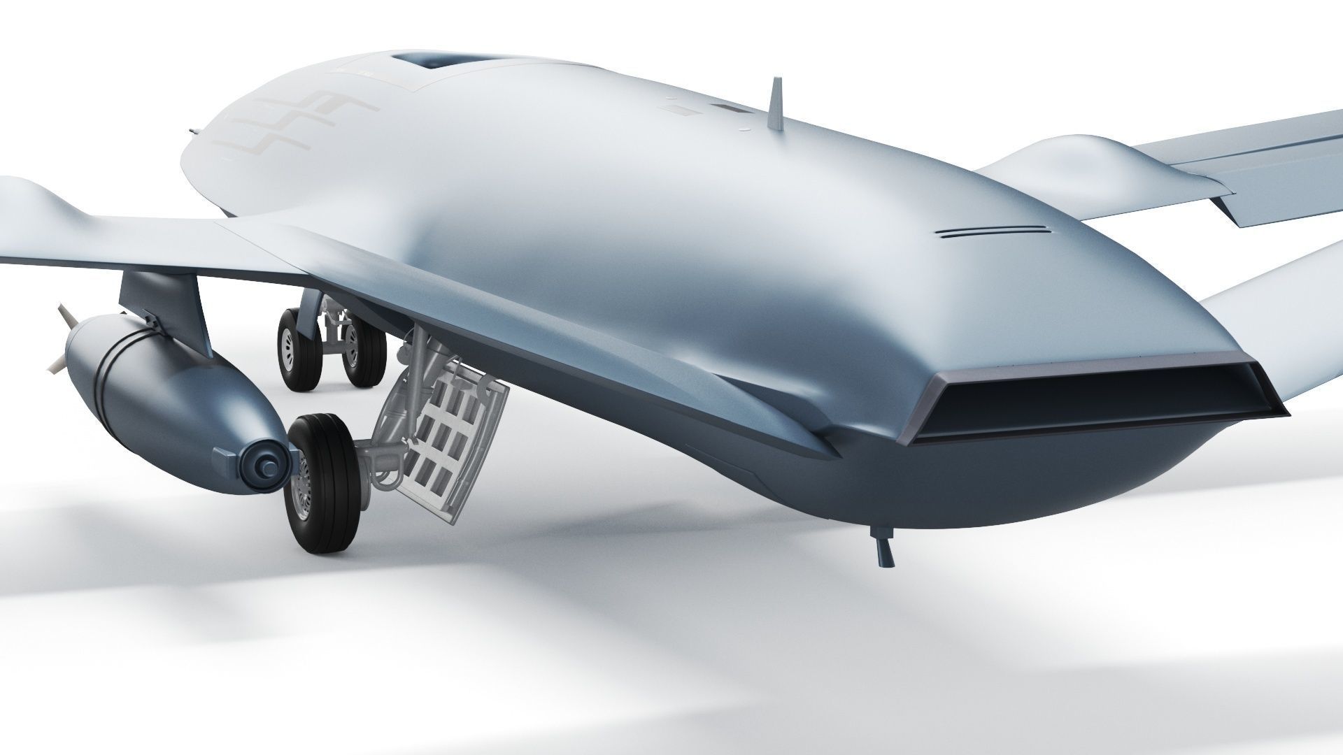 Boeing MQ25 Stingray Aerial Refueling Drone US 2 3D model_2