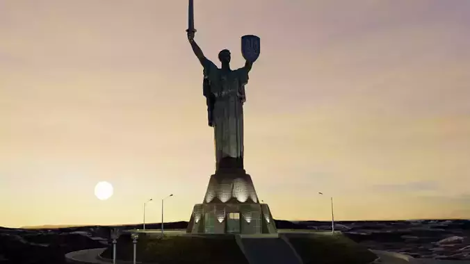 Motherland Monument Kyiv Ukraine 2023