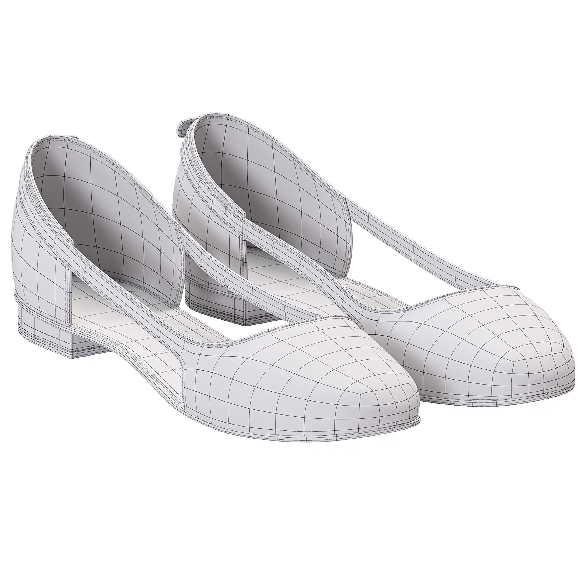 Women shoes 03 3D model_2