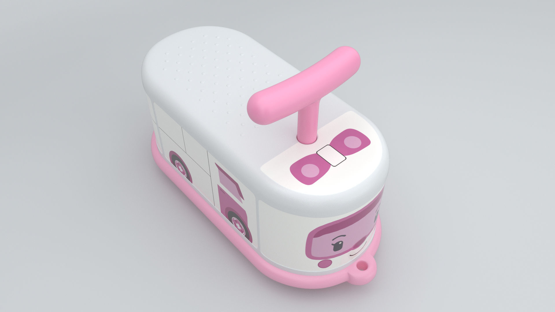 Ambulance Toy Push Car 3D model_5