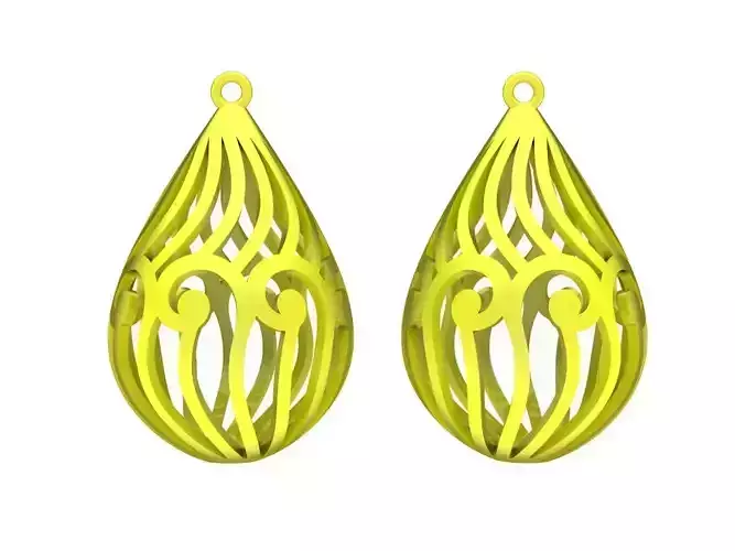 5857 ultravision art earrings