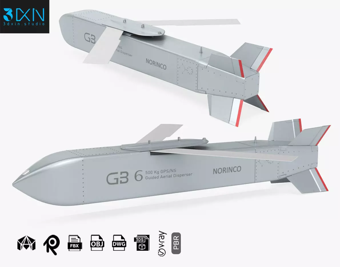 GB-6 JSOW Sub-Munitions Dispenser 3D model