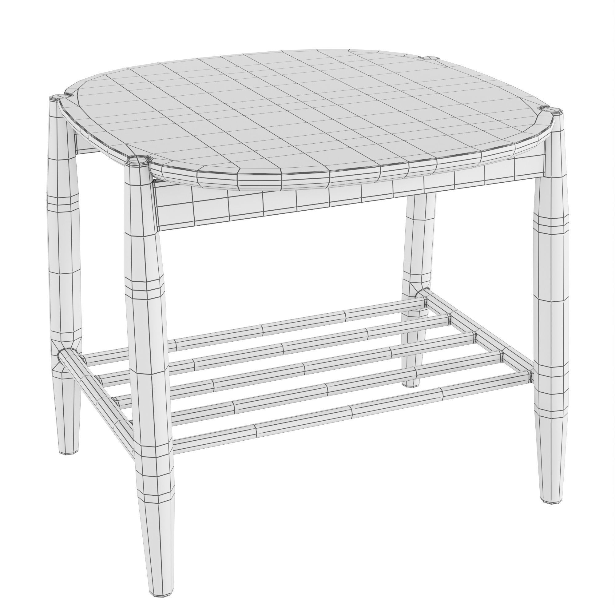 Bedside Tabe Jucca 3D model_1