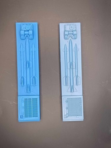 missle rack 2 castle of lions 3D print model