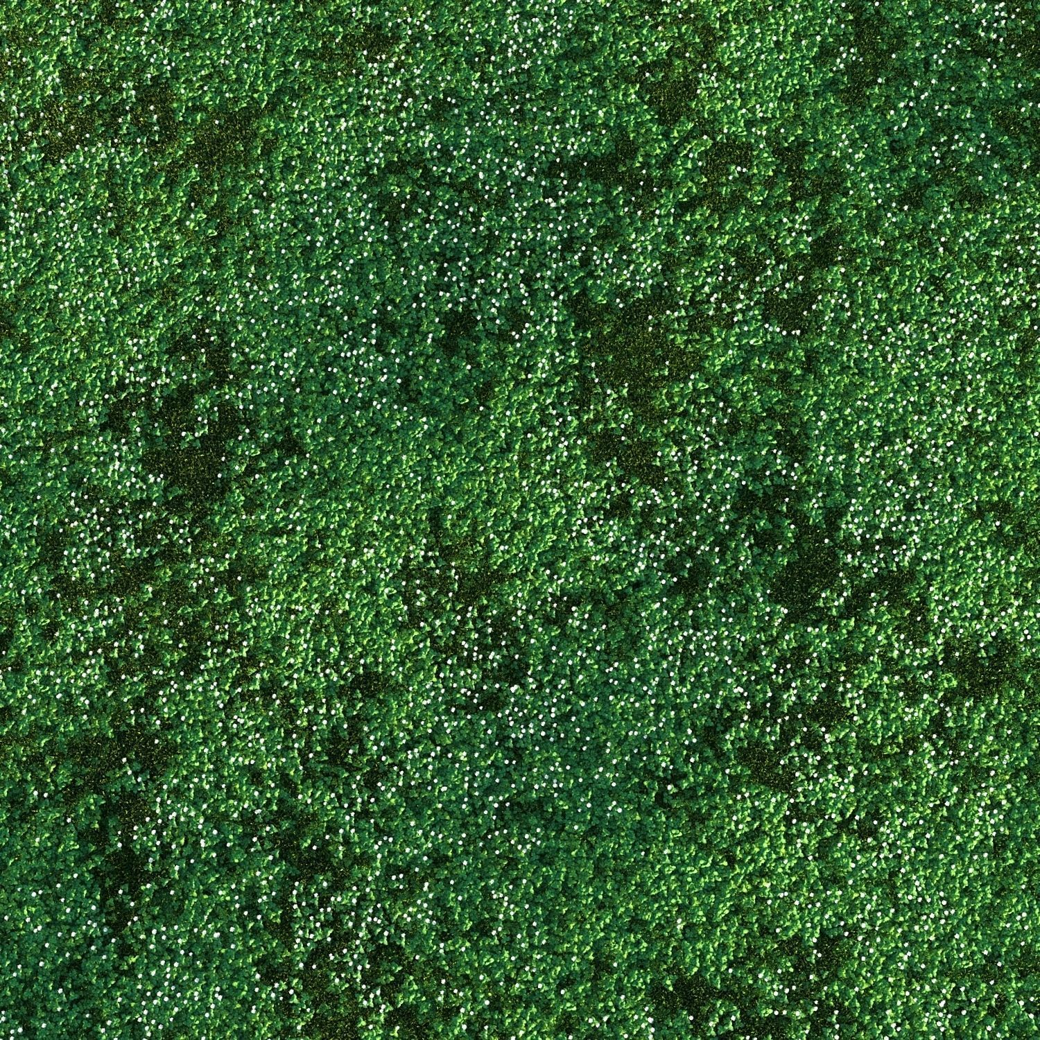 white Clover lawn 3D model_4
