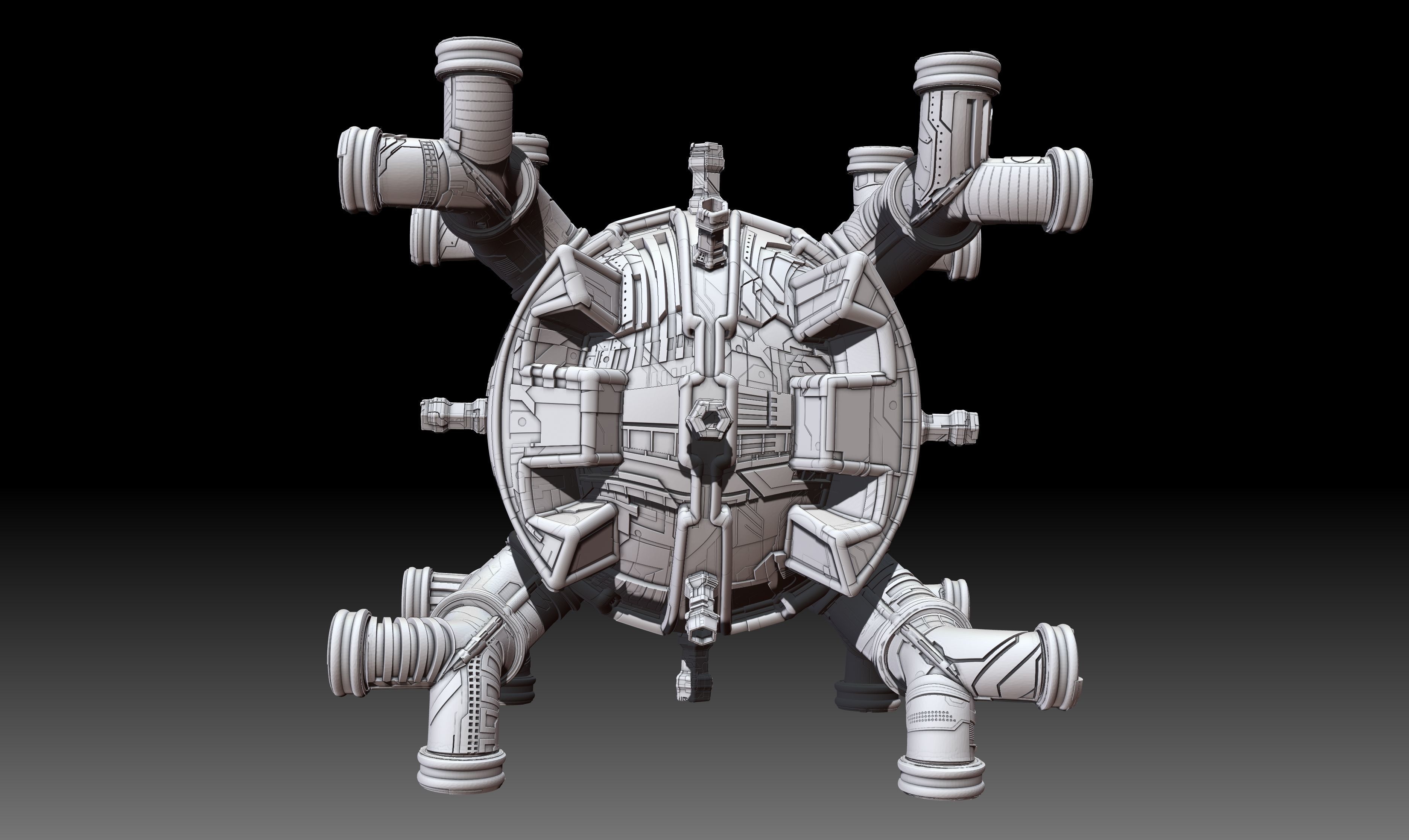 space equipment node 00214 3D model_2