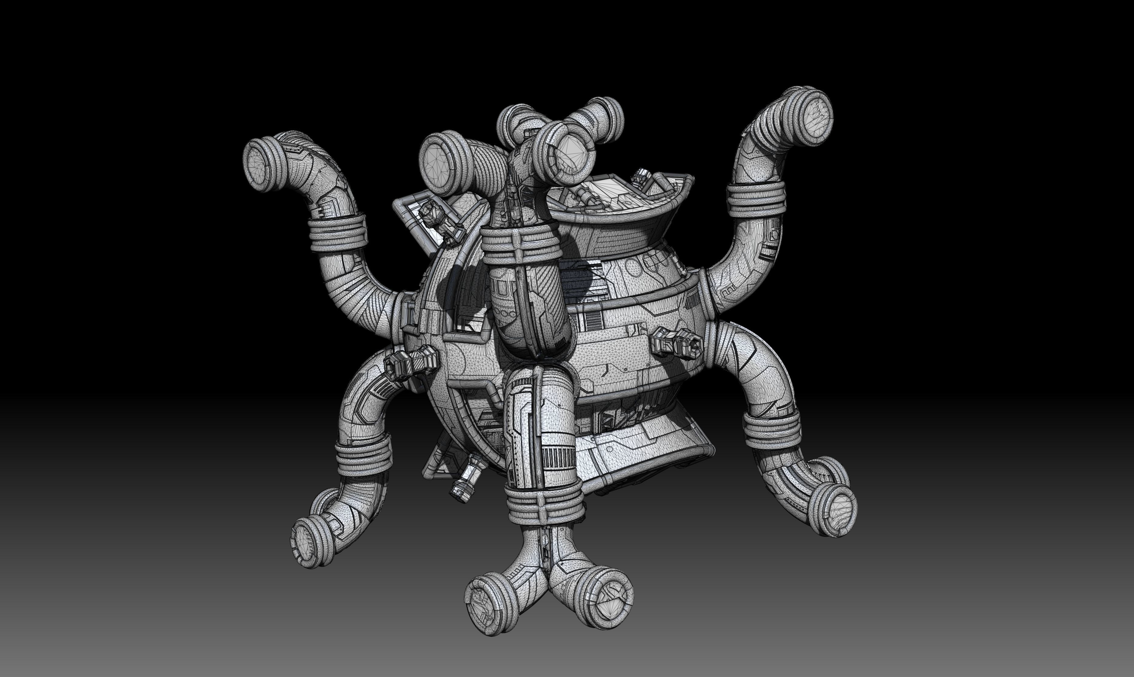 space equipment node 00214 3D model_9