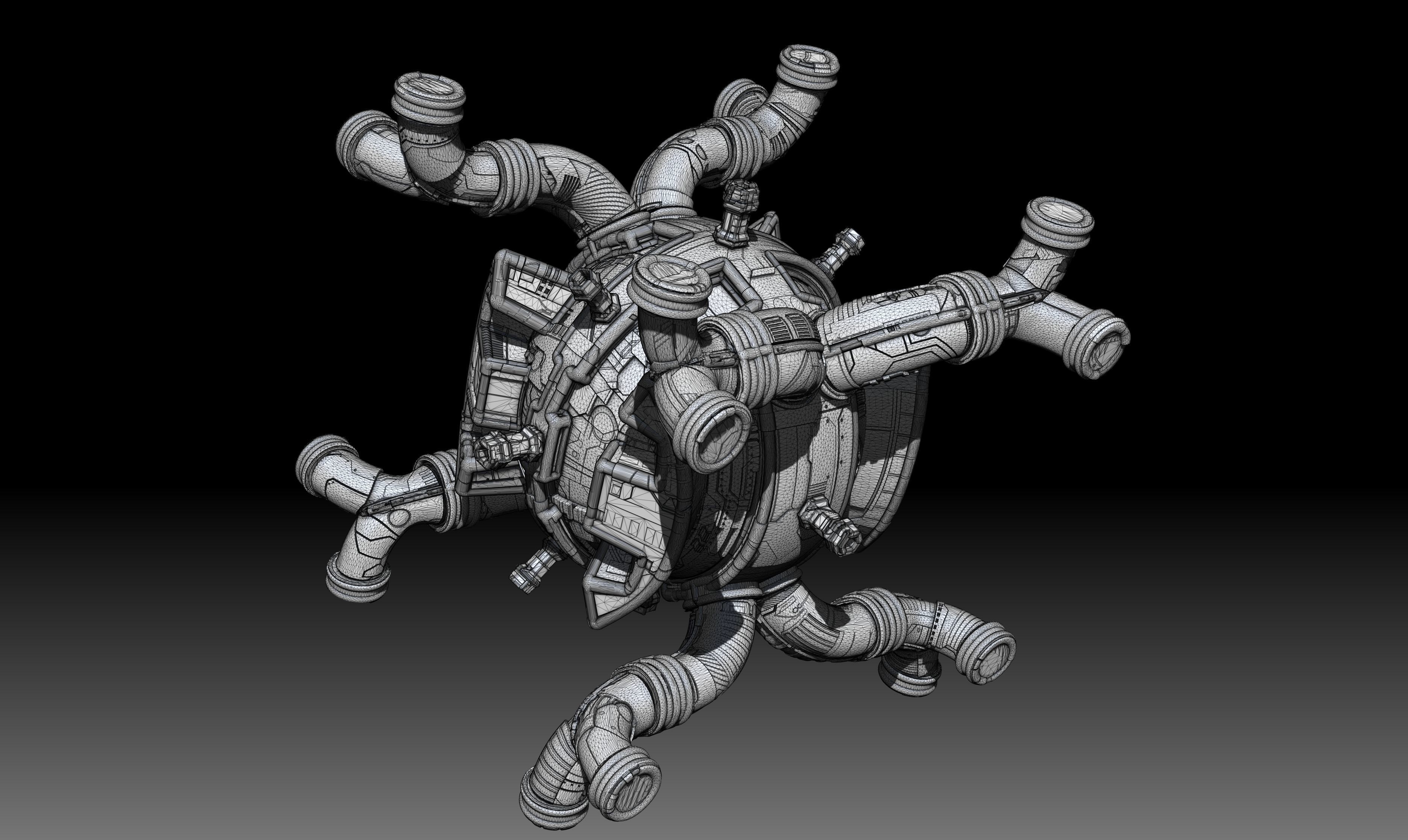 space equipment node 00214 3D model_12