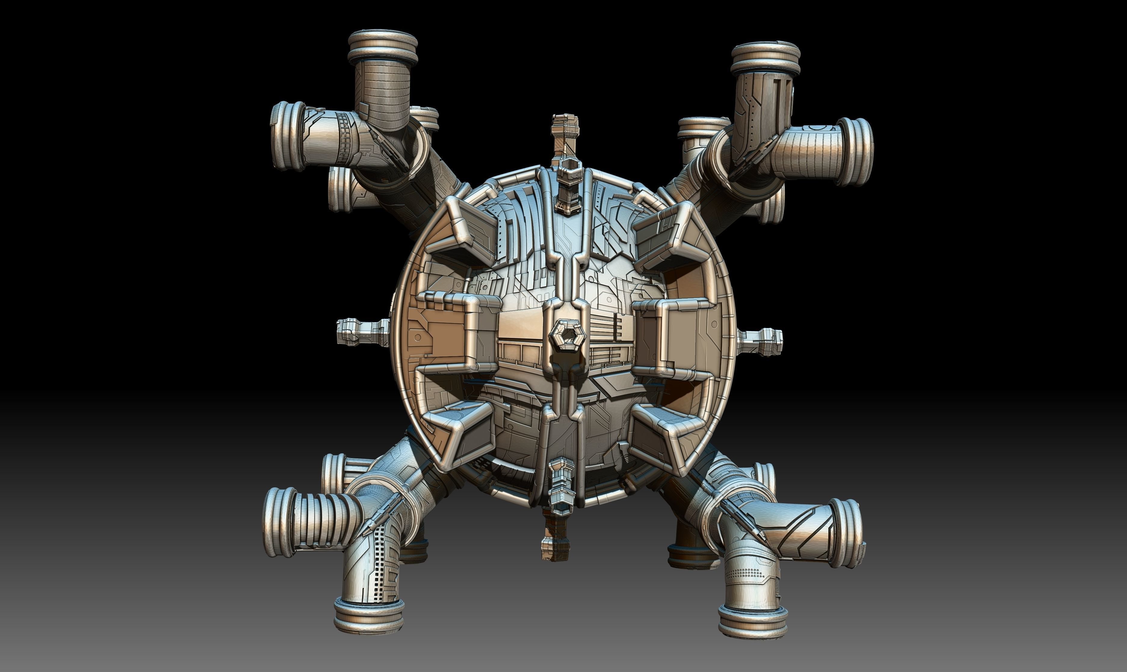 space equipment node 00214 3D model_1