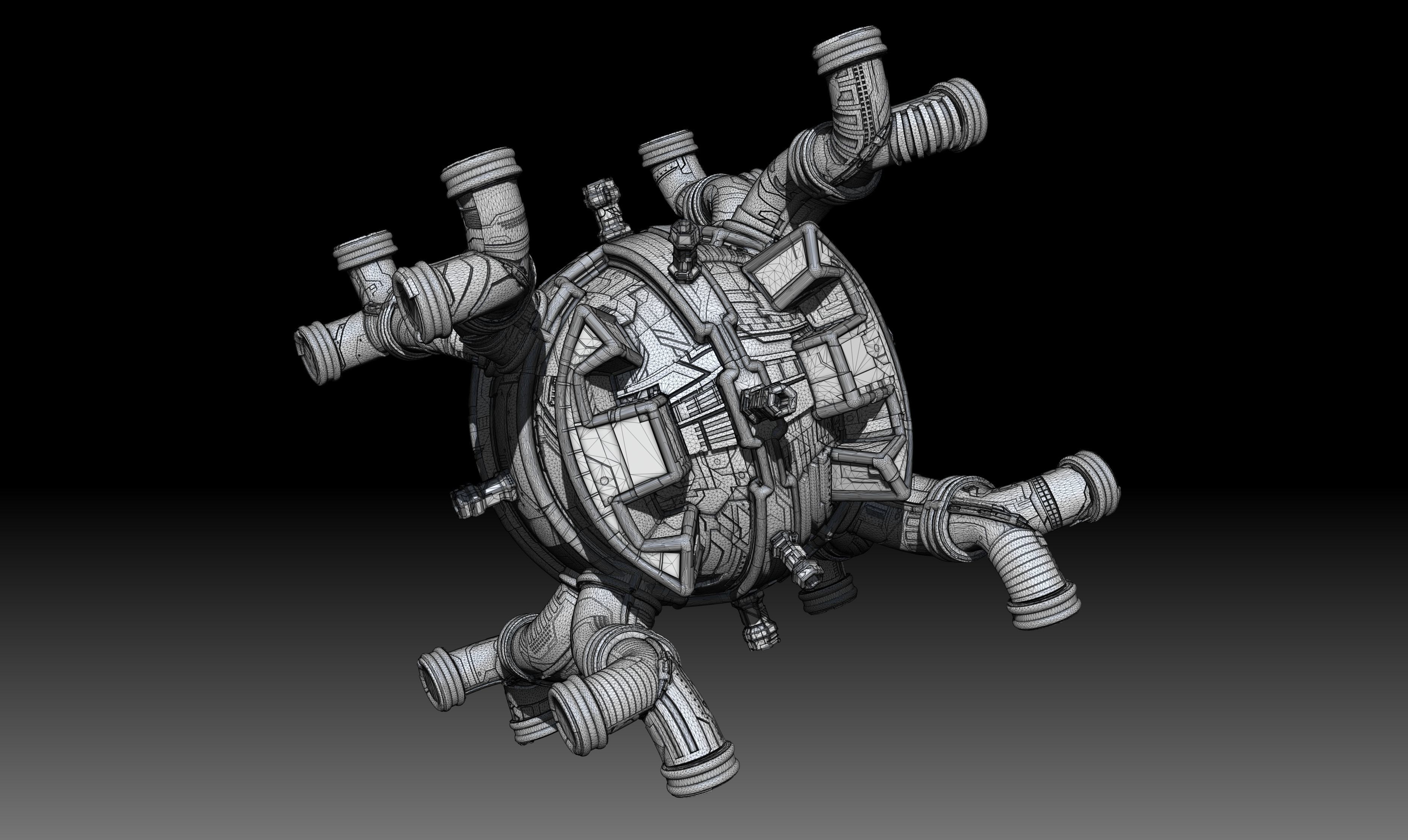 space equipment node 00214 3D model_15