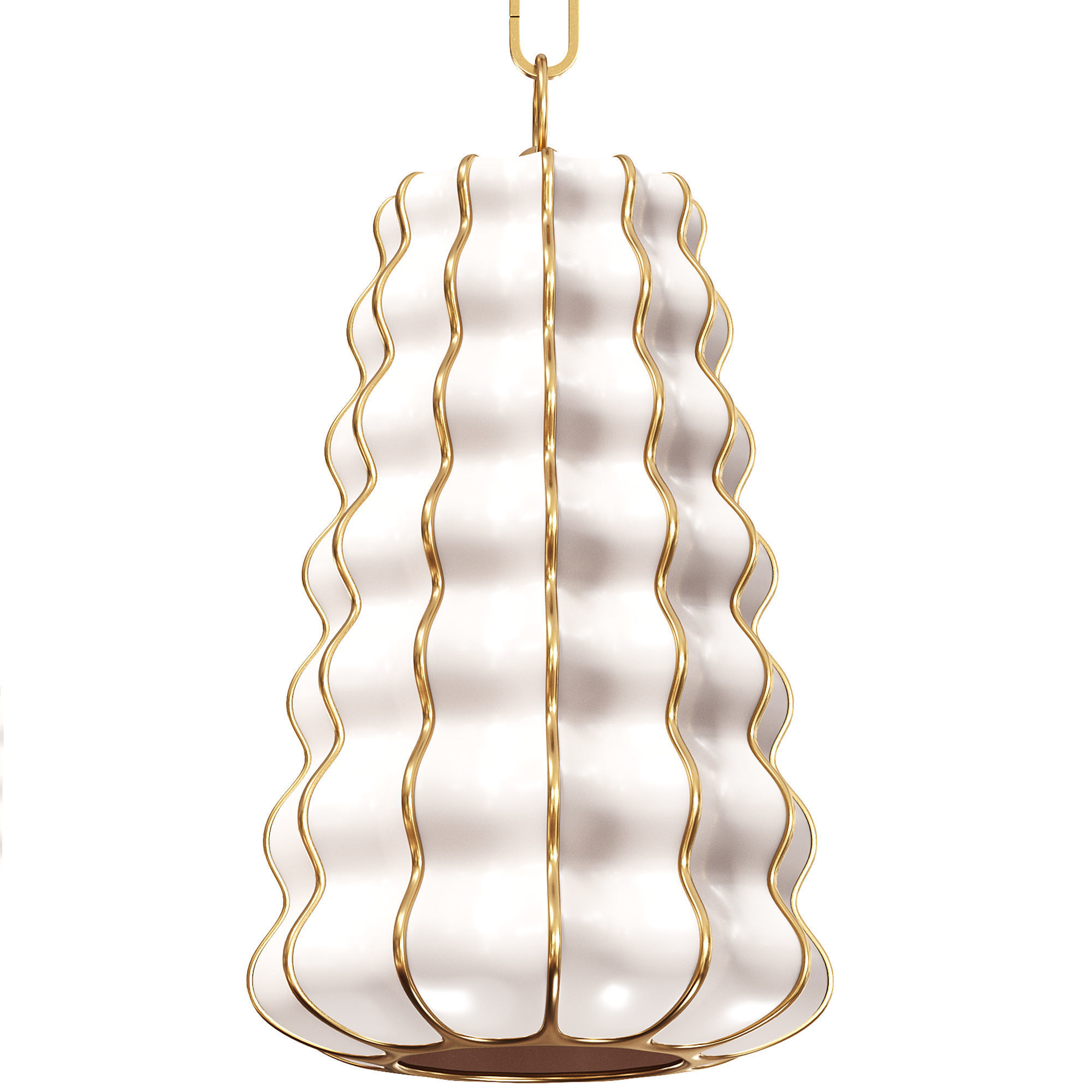Esperanza Pendant By Corbett Lighting 3D model_1