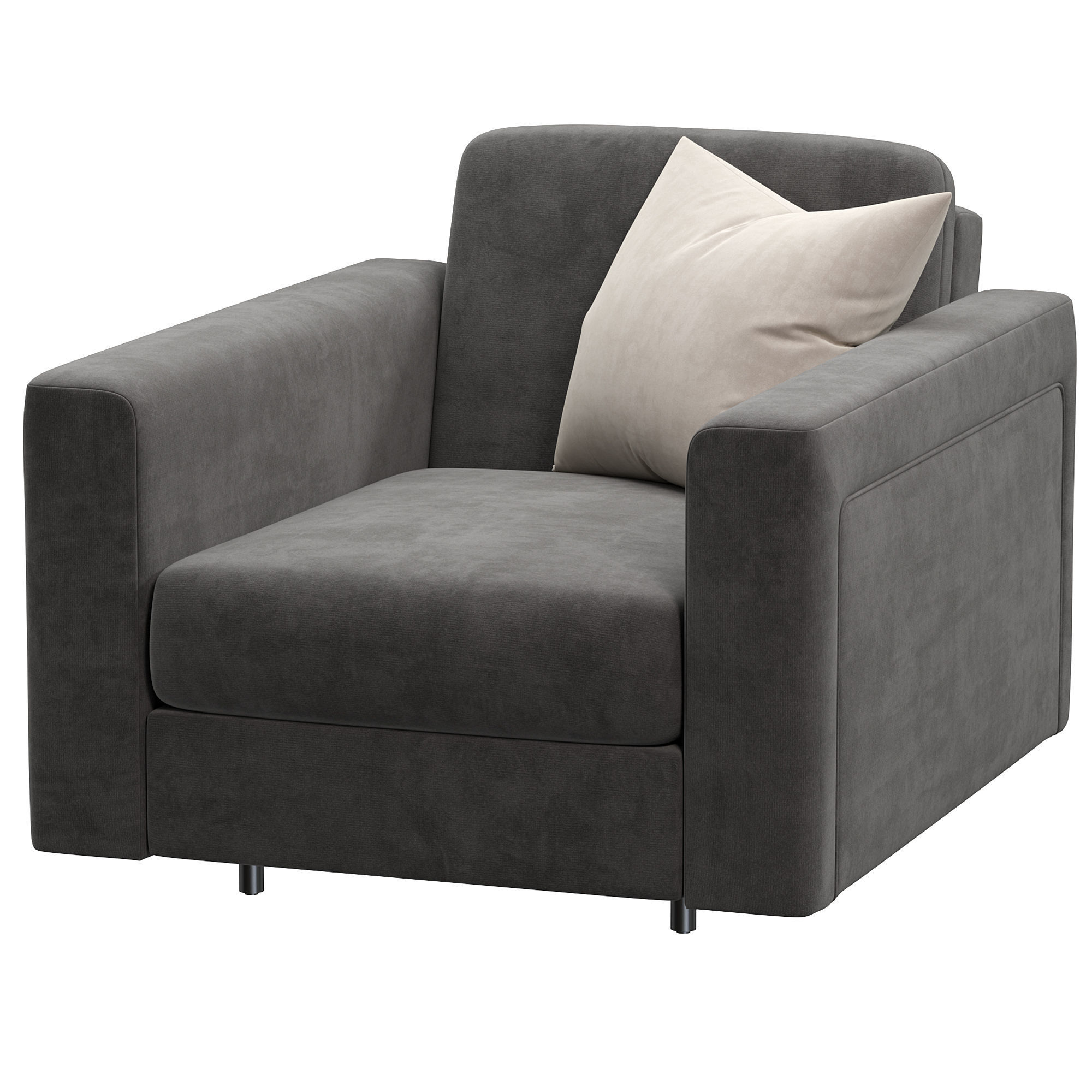 Armchair C101 by delavega 3D model_1