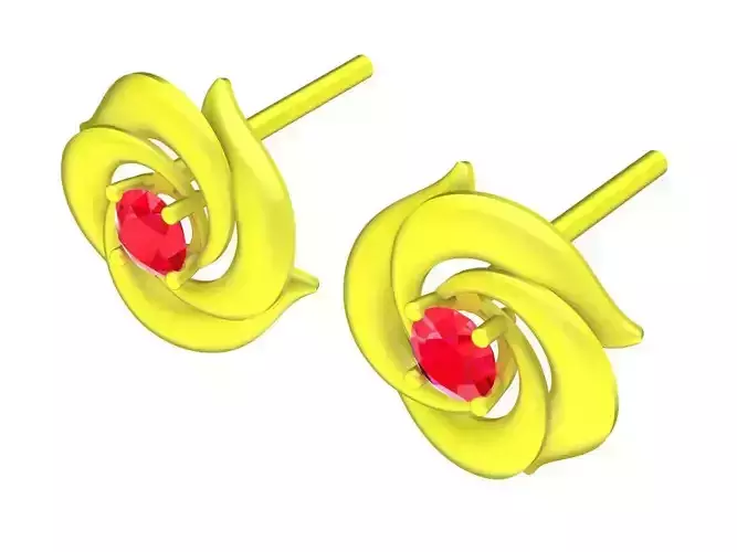 5861 korean diamond earrings