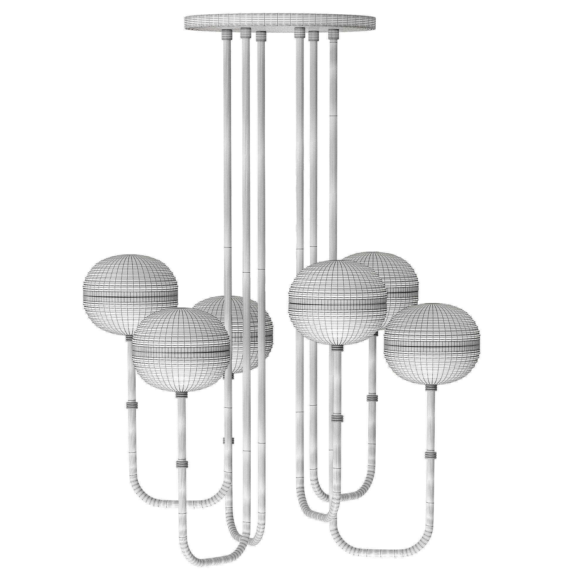 Gary Ceiling Lamp by Mezzo Collection 3D model_2