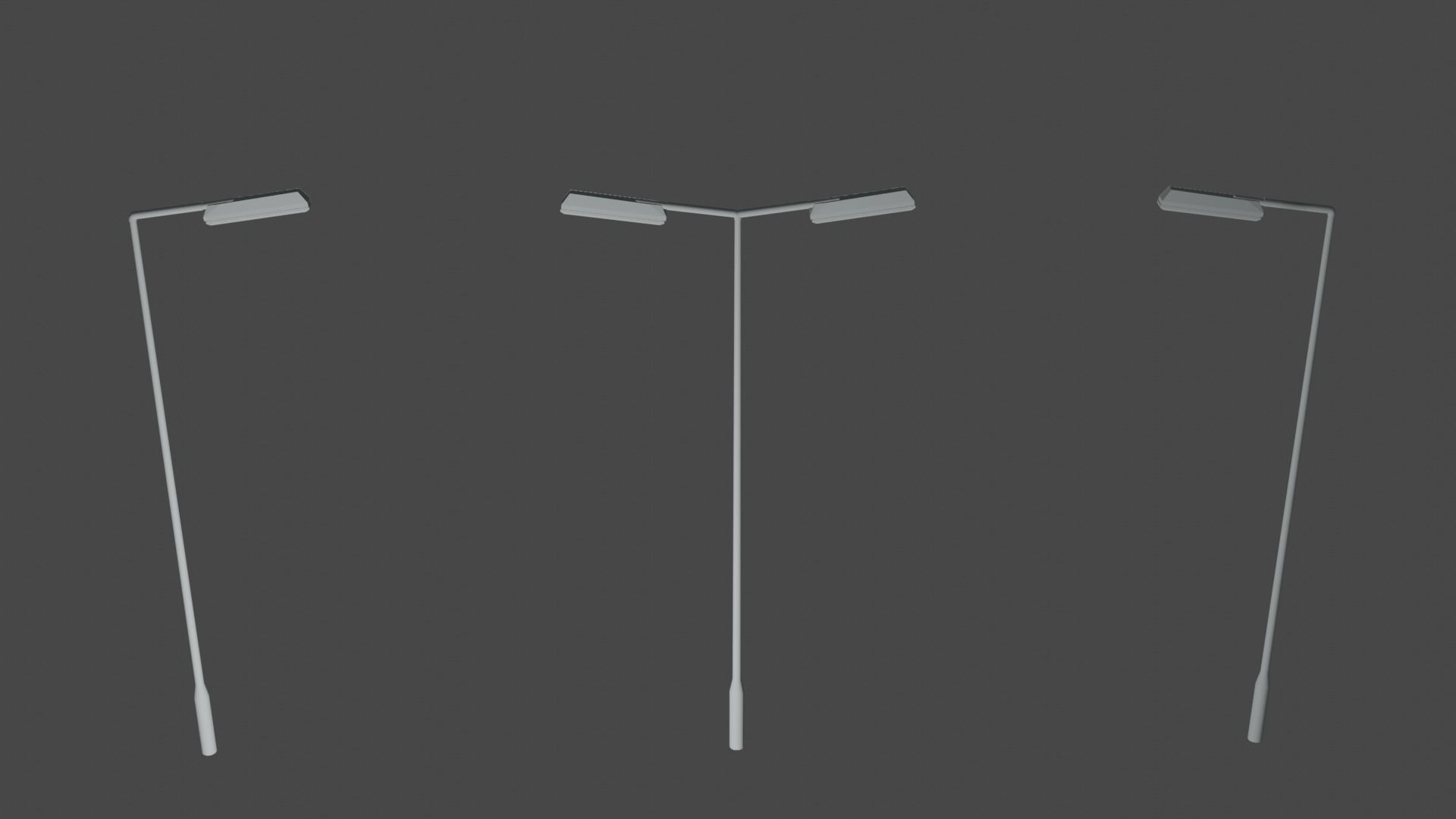 Urban street light 3D MODEL Low-poly 3D model_2