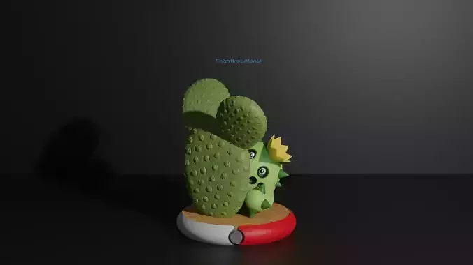 Cacnea pokemon 3D print model 3D print model