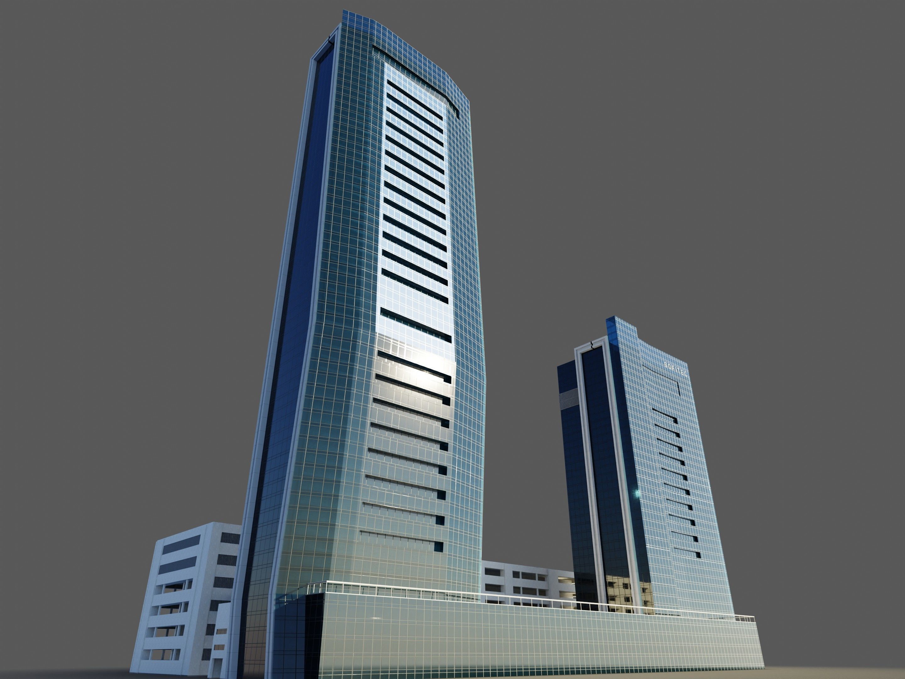 48 Burj Gate - Dubai 3D model_4