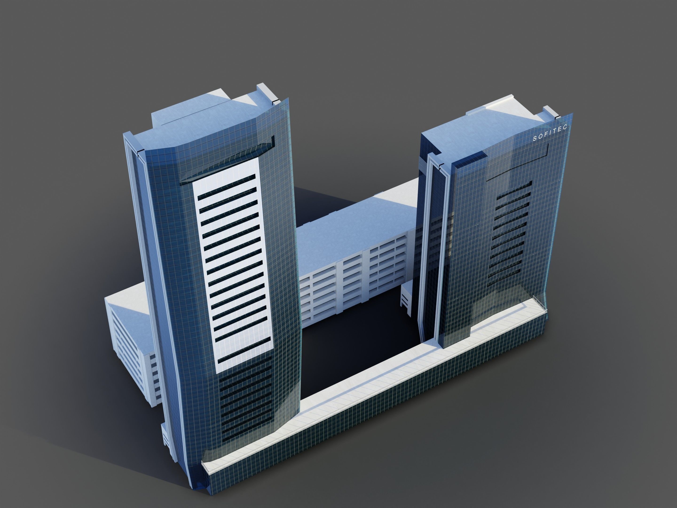 48 Burj Gate - Dubai 3D model_5