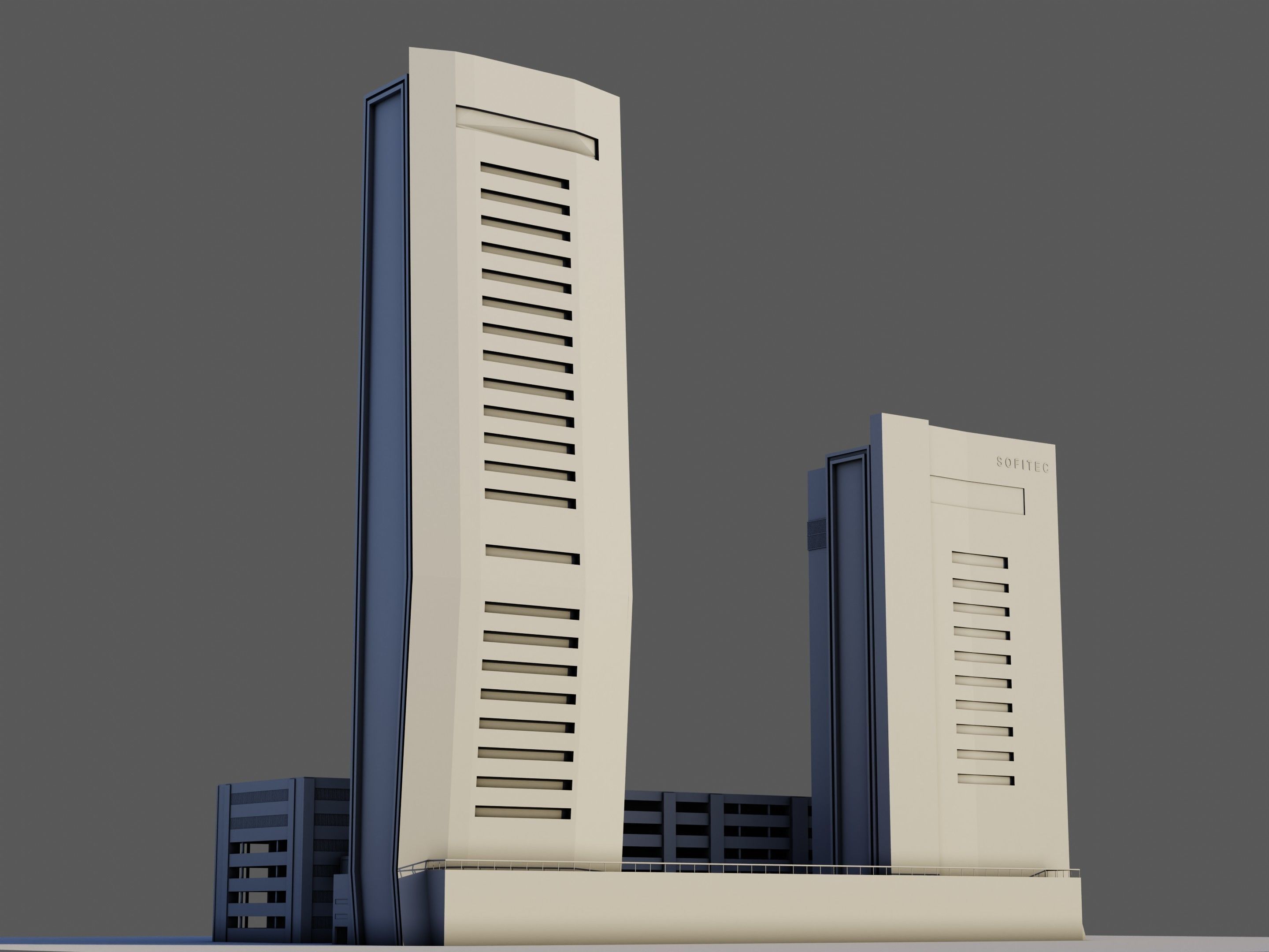 48 Burj Gate - Dubai 3D model_6