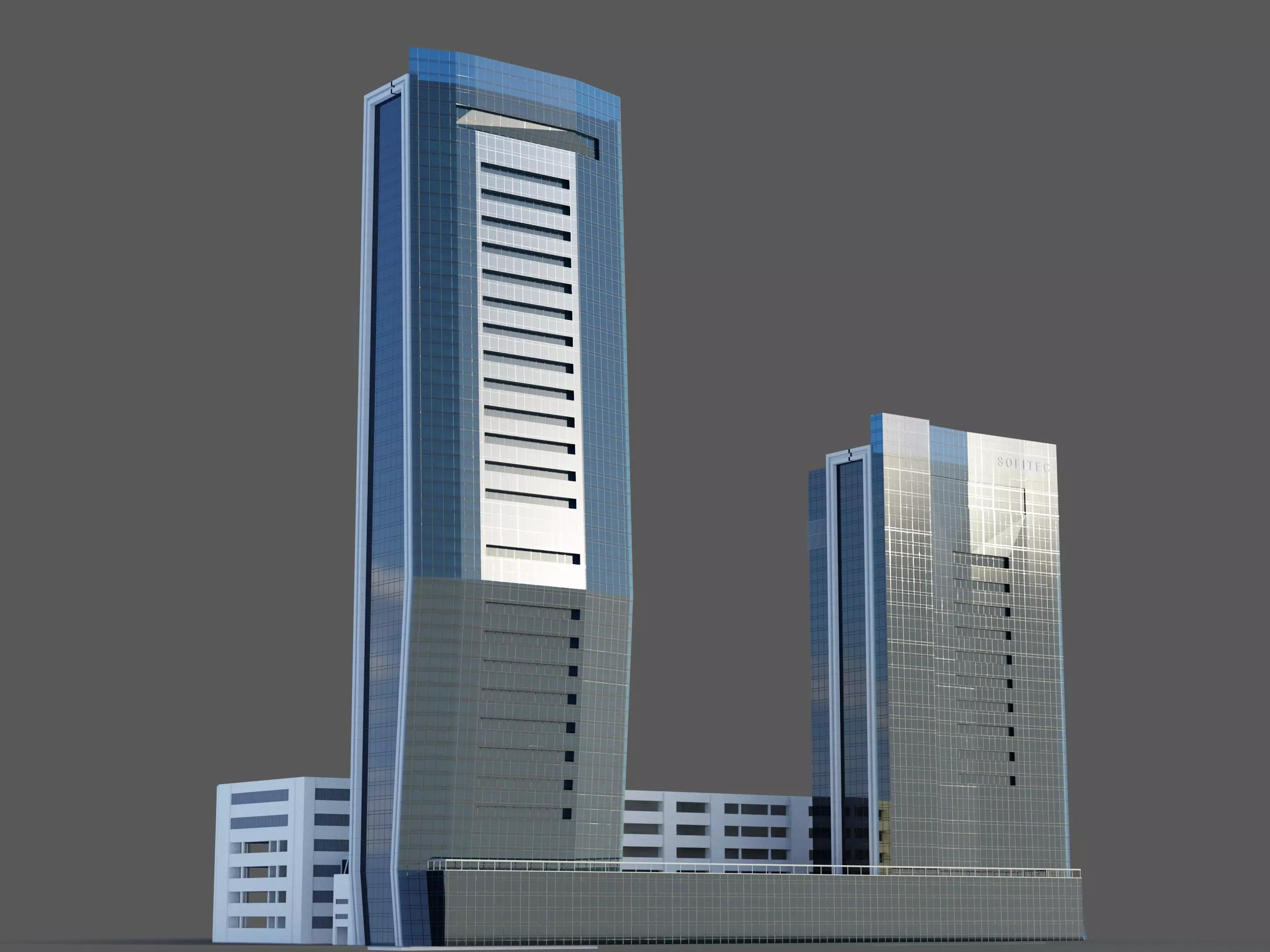 48 Burj Gate - Dubai 3D model_0