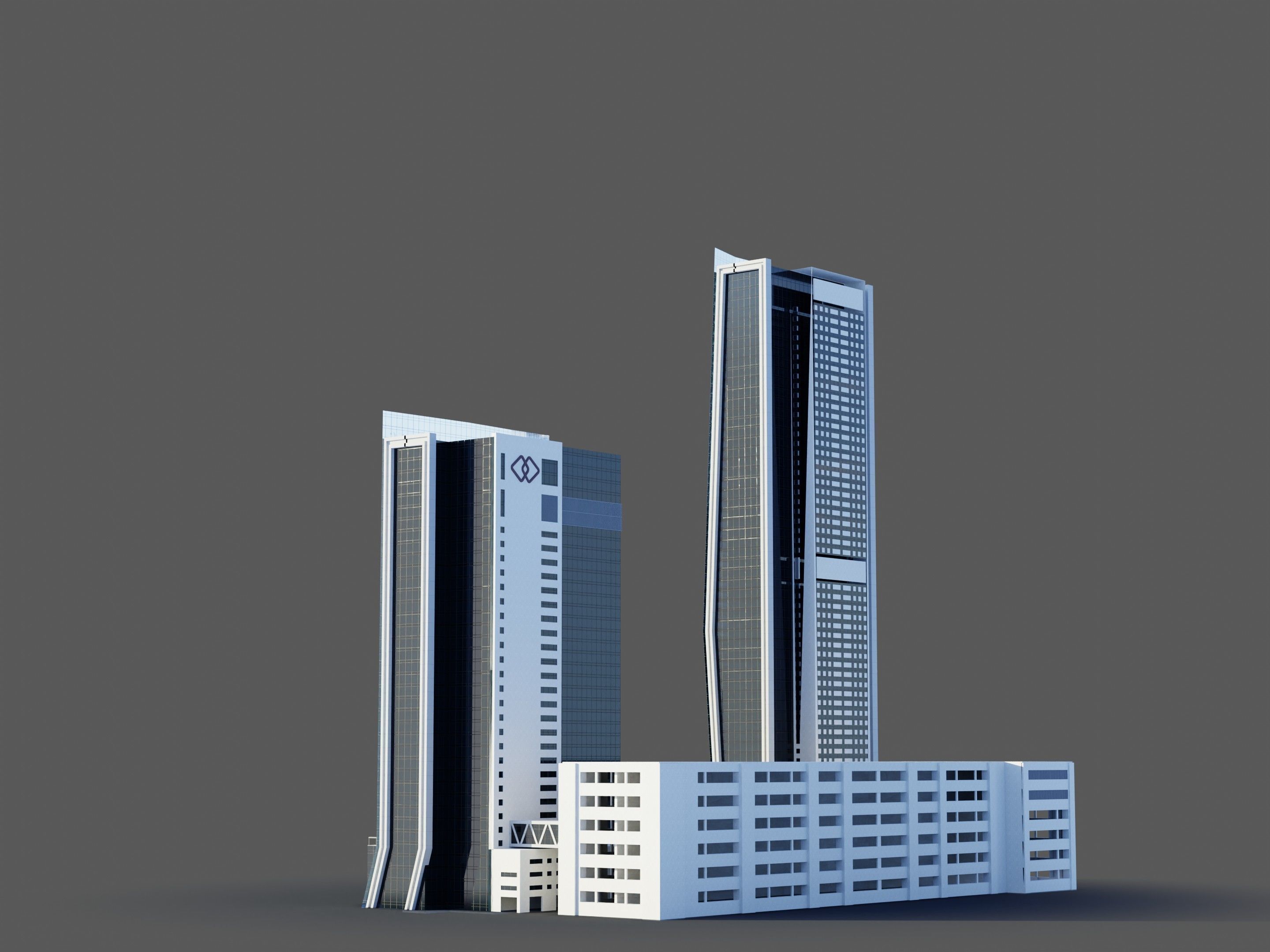 48 Burj Gate - Dubai 3D model_2
