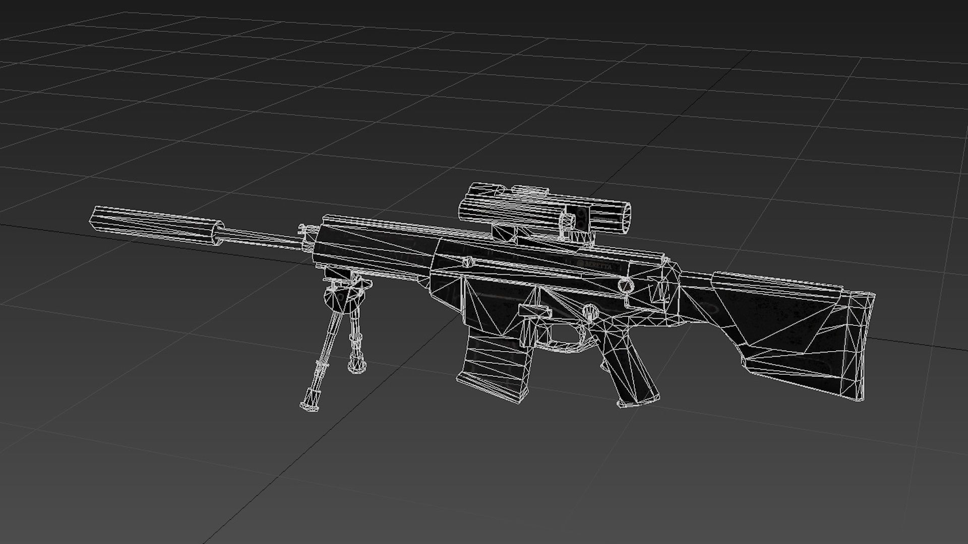 3D model Beretta ARX-200 VR / AR / low-poly | CGTrader