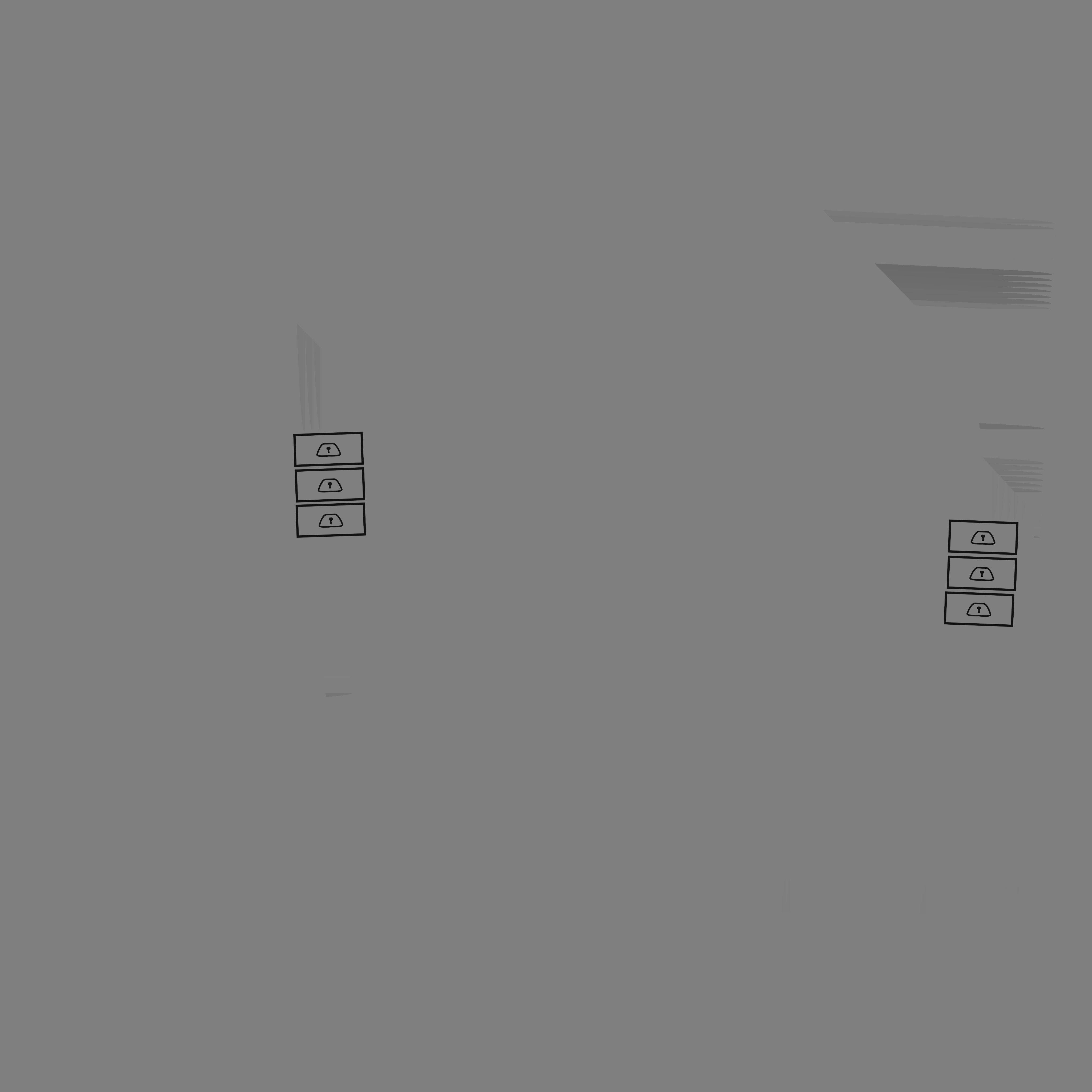 Desk cartoon Free 3D model_3