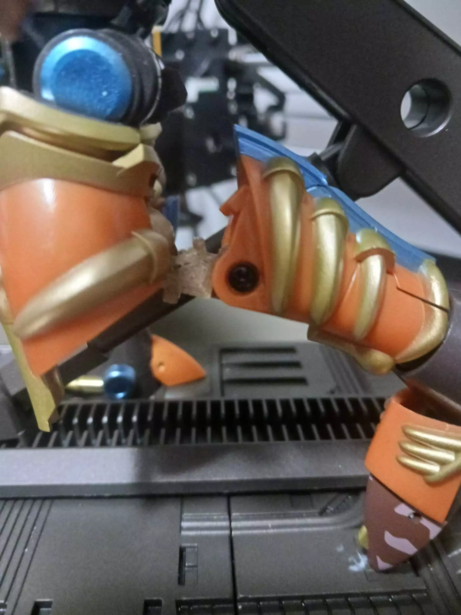 MP Beast Wars Dinobot calf articulation 3D print model