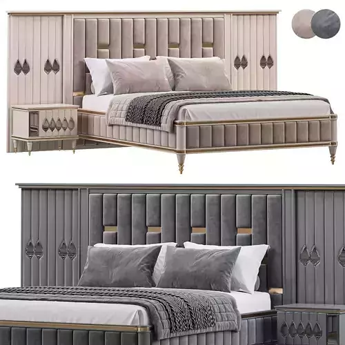 Diamond Luxury Bed By Evgor Collection