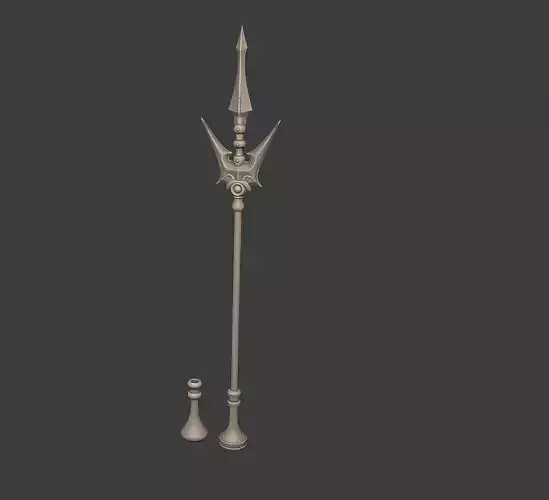 Freya Crescent Spear - 3D files - STL