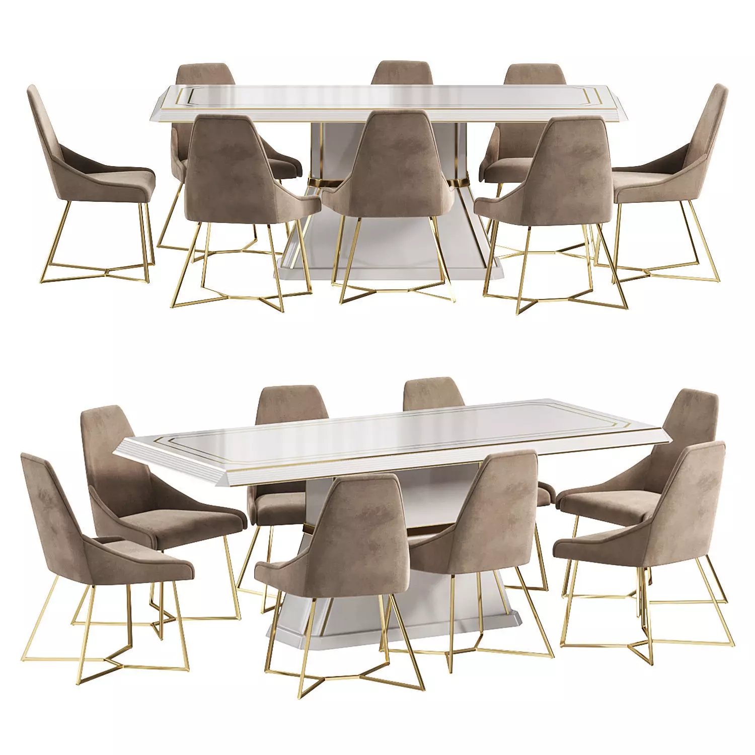 SAVOY DINING TABLE by Atmacha 3D model_0