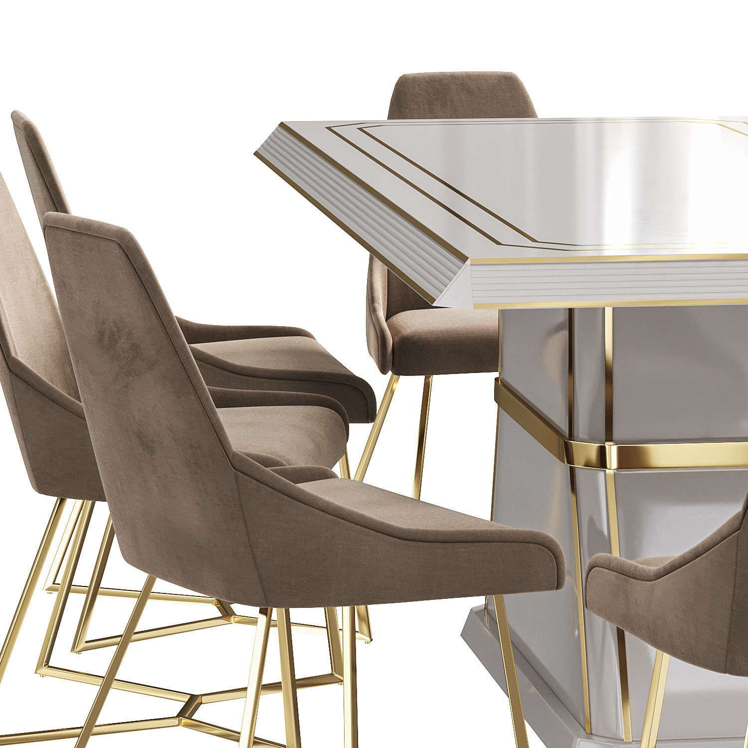 SAVOY DINING TABLE by Atmacha 3D model_1