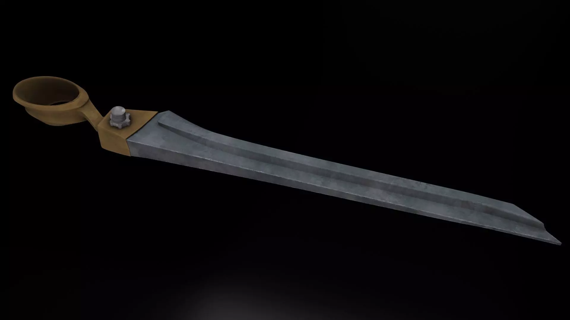 scissors blade Free 3D model_0