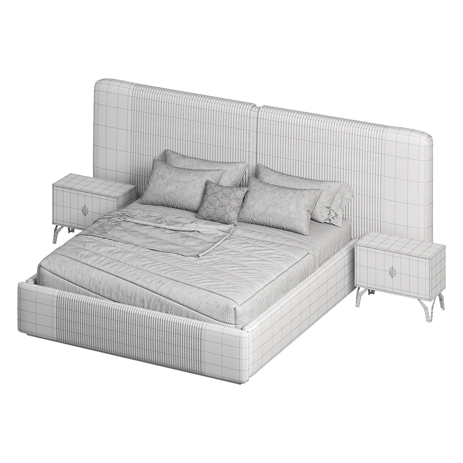 MAIA BED by Atmacha 3D model_2