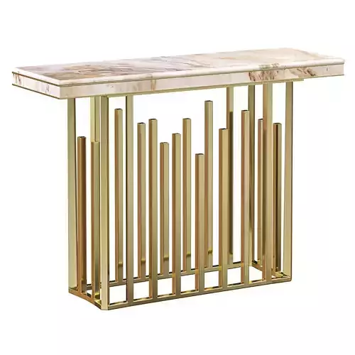 Modern Marble Console Table Narrow Entryway Table by Homary