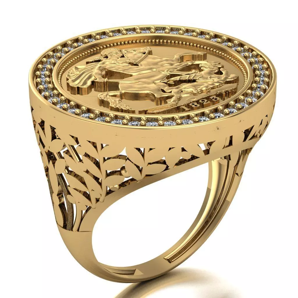 Lira Ring 077 3D print model