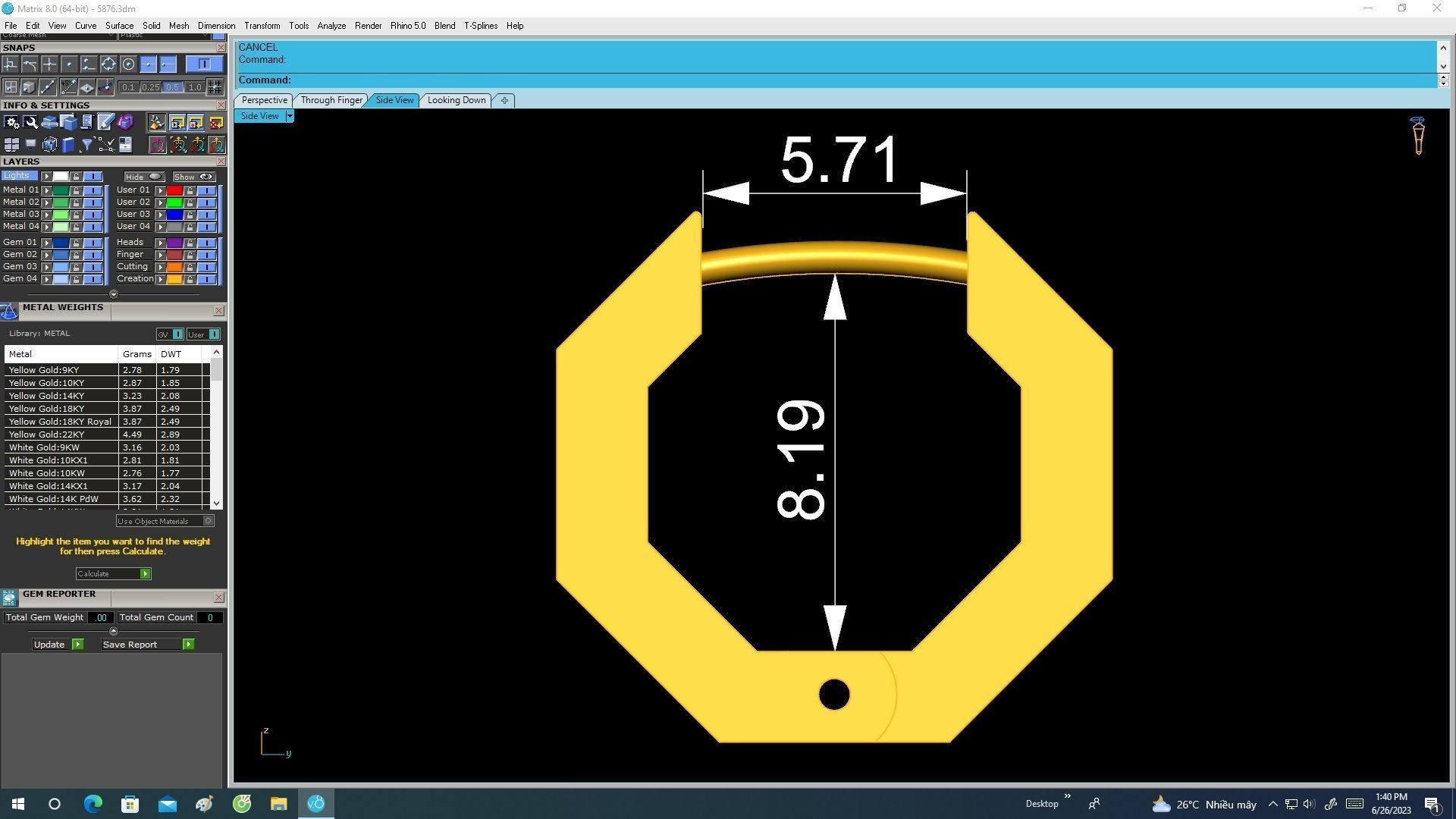587 cross texturer earrings 3D print model_8