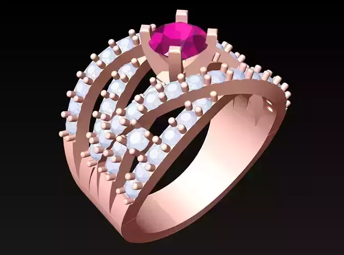 Diamond Ring - Womens Rings - N3634