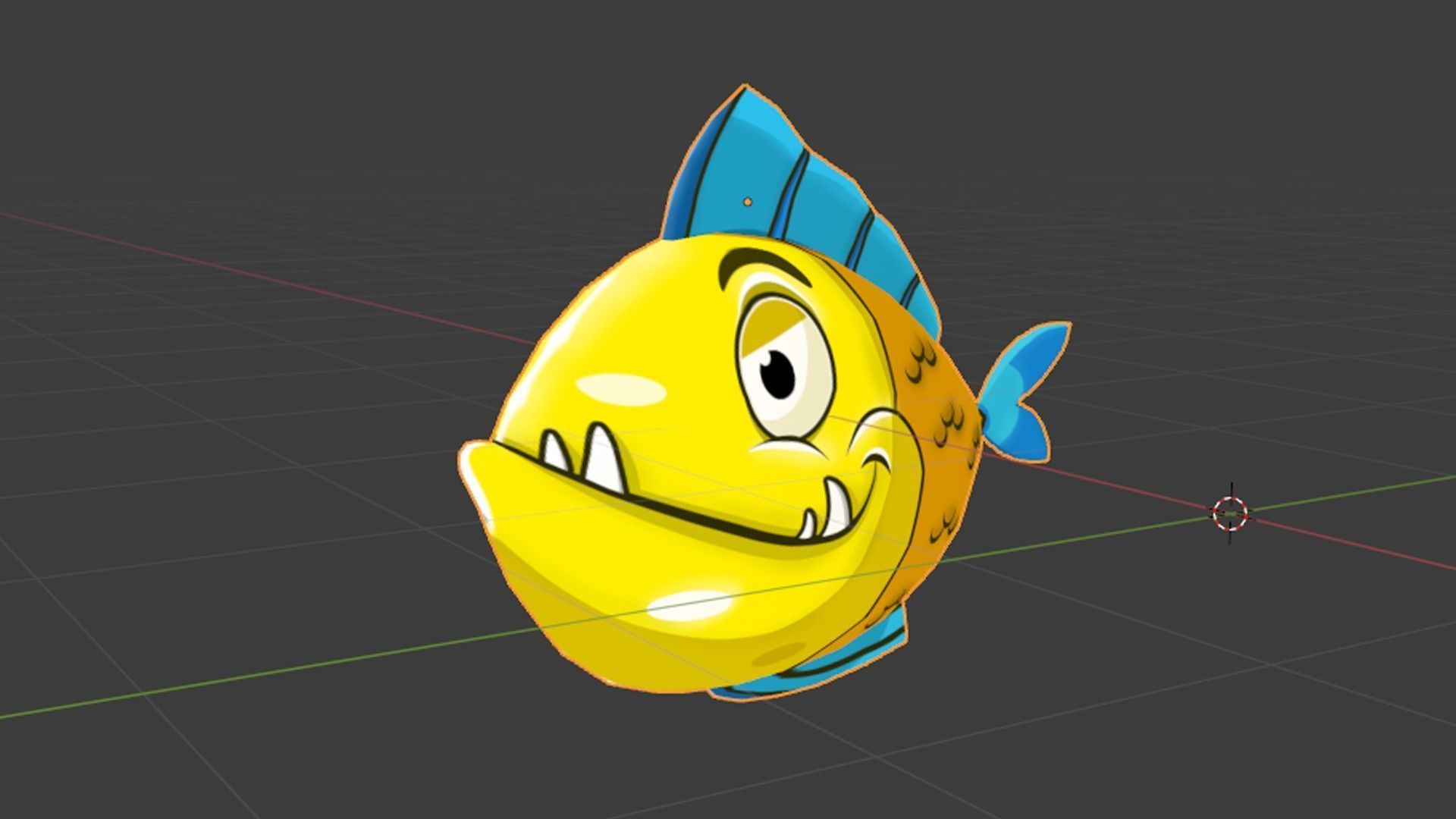 ocean world - fish series Low-poly 3D model_7
