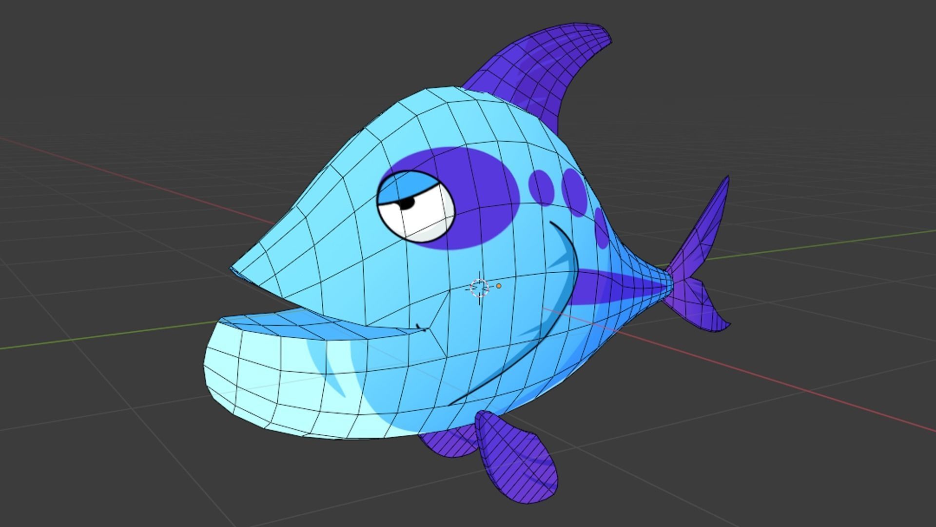 ocean world - fish series Low-poly 3D model_10