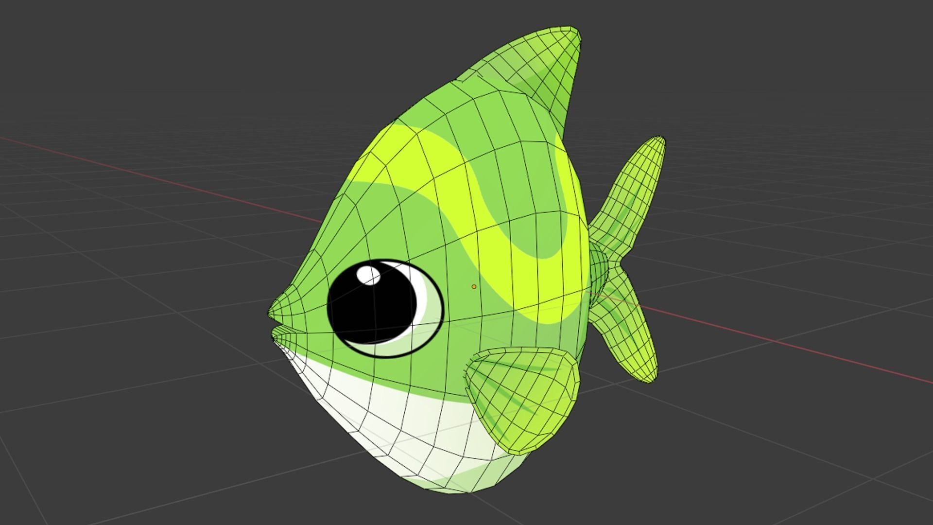 ocean world - fish series Low-poly 3D model_22