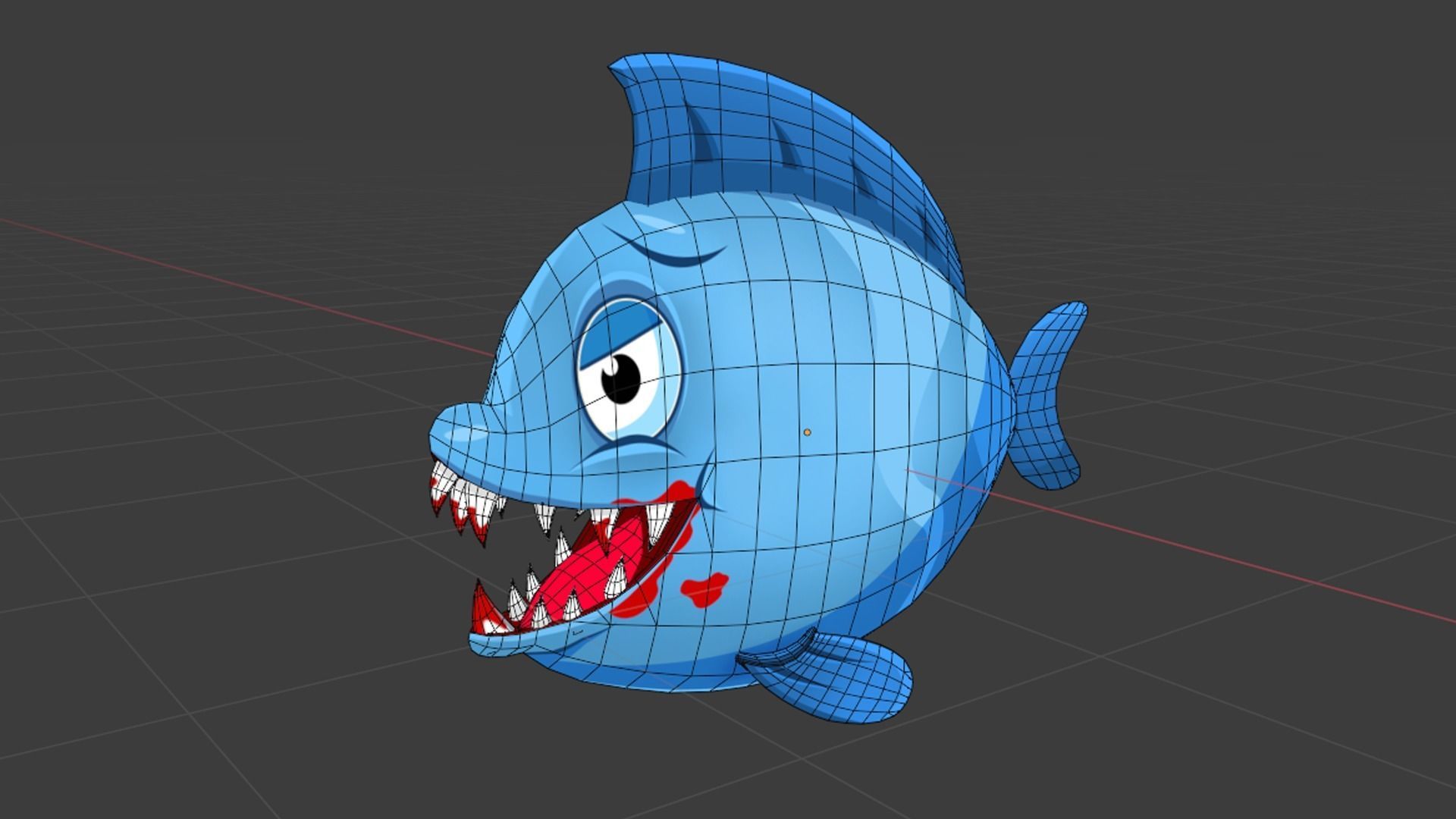 ocean world - fish series Low-poly 3D model_20