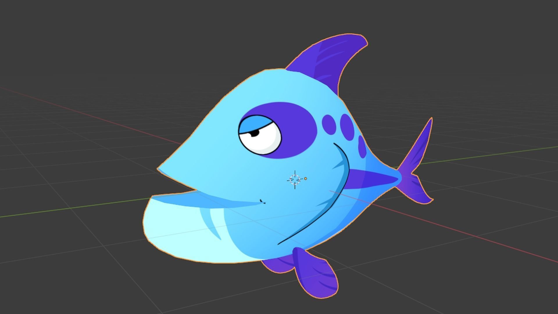 ocean world - fish series Low-poly 3D model_9